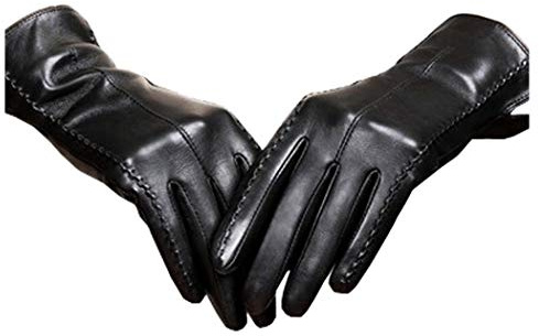 Long Keeper Guanti Pelle Donna Invernali Touch Screen Eleganti In Pelle Artificiale Guanti Caldi Antivento Termici Mittens per Femmina
