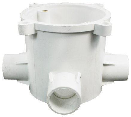 Aexit White PVC Flush Type Wall Mounted 4 Way Round Junction Box Case (4d9cd96daf95d1ef7bd625195867c362)