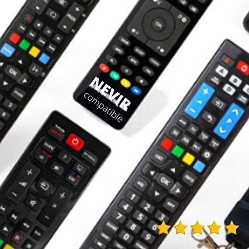 NEVIR - Mando A Distancia para Television NEVIR - Compatible 100% con LOS TELEVISORES NEVIR - Compatible con NEVIR TV