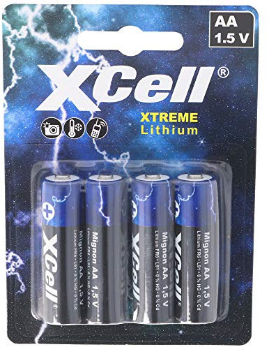 AA - Pile au lithium Xtreme FR6, L91 - 1,5 V - Lot de 4