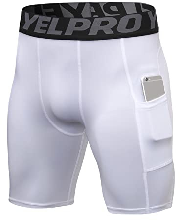Yishengwan Short Compression Homme Running Collant Court de Sport