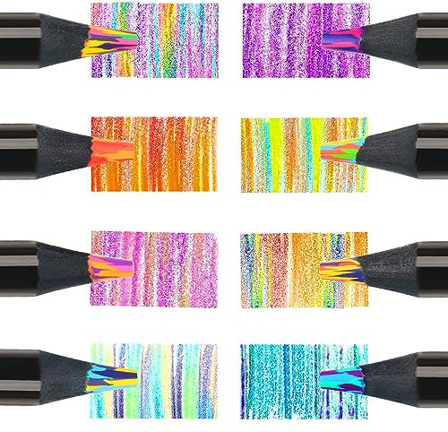ThEast 8 Stück Regenbogen-Buntstifte für Erwachsene, Künstler, Profis, Anfänger, Bleistifte zum Zeichnen, Skizzieren, Kritzeln und Ausmalen