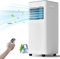 Warmiehomy Air Conditioning Unit Portable Air Conditioner 9000 BTU,Air Conditioners Unit 4-in 1 Air Cooling Fan with 2 Speeds,Ventilation, Dehumidifying and Remote Control,Aircon for Rooms Up to 280ft