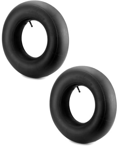 QWORK® 2 Stück 4.80/4.00-8 Schlauch Reifen, Schubkarren Schlauch, Ersatzschlauch, für Rasenmäher, Sackkarren