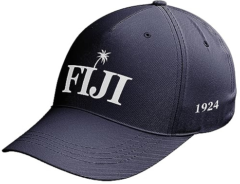 Purple Print House Fiji 1924 Mens Cap Retro Rugby Fijian Islands Supporters Hat