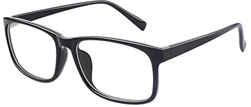 GQUEEN Monturas Gafas Hombre Mujer Clásicas Rectangulares Gafas de Lente Transparente UV400