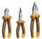 INGCO Jeu de 3 Pinces, Cr-V, Pince universelle 200mm, Pince à bec long 160mm, Pince coupante diagonale 160mm pour Réparation Domestique ou Utilisation du Travail HKPS08318