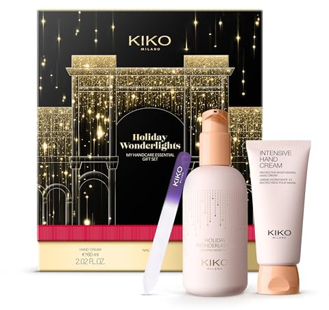 KIKO Milano Holiday Wonderlights My Handcare Essential Gift Set, Gåvoset Med Handvård: Handtvål, Återfuktande Handkräm Och Nagelfil
