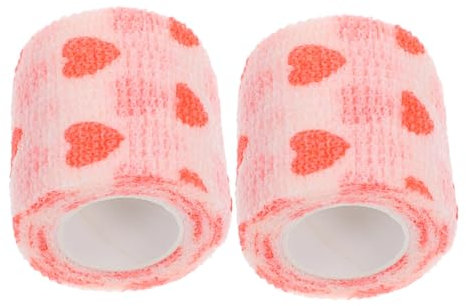 ROMISBABA Hunde-Bandage Für Die Tierpflege 2 Stück Elastische Hunde-Bandage Für Den Außenbereich Vlies-Bandage Für Socken Booties