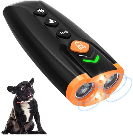 HOPFROG Antibell für Hunde,Wiederaufladbares Antibell für Kleine Mittel Große Hunde