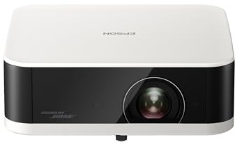 Epson Lifestudio Pop Full HD Personal Lifestyle Projector 700 Lumens of Color and White Brightness, Sound by Bose Technology, Google TV, 3-Chip 3LCD Triple Core Engine, Projection Studio App