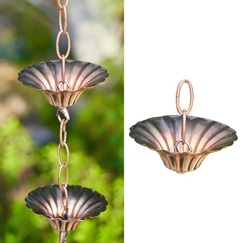 Regnkedjor För Utomhusbruk, Hängande Dekoration, Regnfångarkedja Med Krok, Regnkedjor För Lusthus/Uteplats/Trädgård, Ersättning För Stuprör,Style D-5m (164ft)