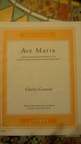 FLEX EDITIONS GOUNOD C. - AVE MARIA - CELLO & PIANO Klassische Noten Streichinstrumente Cello