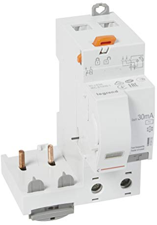 410402 Legrand Bloc différentiel à vis DX³ - 2P 230V- 63A - type AC 30mA