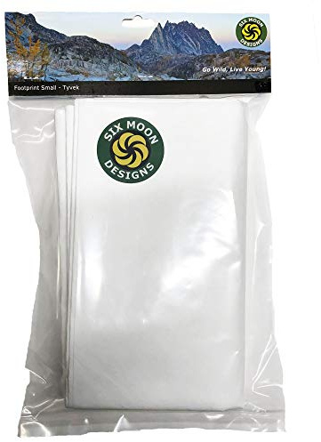 Six Moon Designs Tyvek Footprint - Small Ultralight Tent Ground Sheet for 1 Person Tents - Puncture Resistant Camping Accessories for Lunar Solo, Skyscape, Gatewood Cape