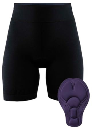 Craft Damen Fuseknit Bike Boxer W Baselayer | Fahrrad Unterhose Gepolstert | Radlerhose Damen | Fahrrad Unterwäsche Frauen | Gr. XS-XXL