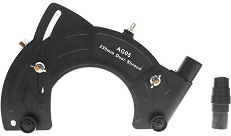 PRODIAMANT Hotte aspirante pour meuleuse d’angle 230 mm, capot d’aspiration avec adaptateur M14 universel pour coupe avec extraction de poussière