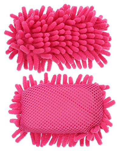 NUOBESTY 2 Pièces Gomme Pour Tableau Noir Chenille Gommes Pour Tableau Noir Essuie- Glace Du Nettoyeur De Tableau Essuie-glace Plumeau Blanc Applicateur Chenille Et Éponge Bureau Lave-auto