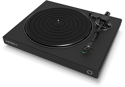 Victrola VPT-1500-BLK Onyx Bluetooth Hi-Res Audio Turntable (Black)