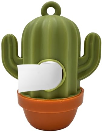 Distributore di Sacchetti per Escrementi canini | Contenitori per Sacchetti per rifiuti per Animali Domestici a Forma di Cactus | Organizzatore di Sacchetti per rifiuti per Animali Domestici per Il
