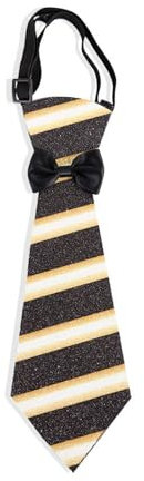 GAOSHA Kinder-Krawatte für Jungen und Mädchen, verstellbares Nackenband, Sterne, gestreift, für Abschlussfeier, Schule, Uniform-Partys