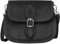 Caspar Leder Umhängetasche Dirndltasche Vintage Tasche kleine Trachtentasche Damen Handtasche aus Wildleder - CLASSIC LINE - Modell No.831 - Made in Italy, Farbe:schwarz