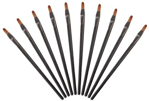 Lot de 50 petits pinceaux à lèvres plats, applicateurs de maquillage, pinceaux applicateurs de rouge à lèvres, pinceau anti-cernes à pointe fine, pinceau portable, pinceau de voyage pour fard à