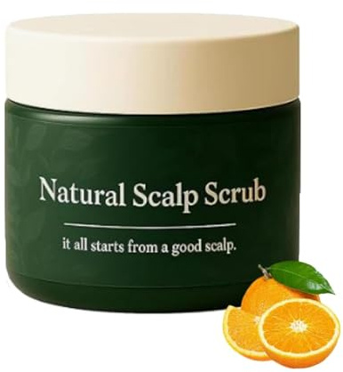 Natural Scalp Scrub,Scalp Scrub for Dry Scalps, Hair Scrubs for Deep Cleansing and Hair Care,Moisturizing & Comfortable,Relieve Itchy Scalps & Dandruff, Gentle Formula, for All Hair Types (1Pcs, 100g)