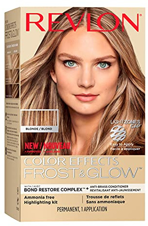 Revlon Color Effects Highlighting Kit, Permanent Hair Dye, For Balayage, Frosting, & Ombre Styling, Ammonia & Paraben Free, 20 Blonde, 8 Oz (Pack of 1)
