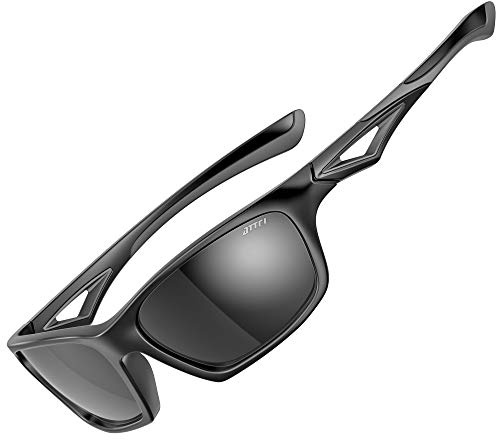 ATTCL TR90 Flexible Polarized Sport Kids Sunglasses For Boys Girls Age 2-10 Child JDRW001 ALL-Black
