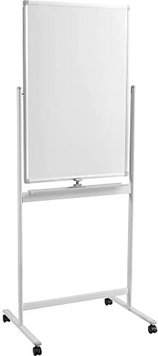 SpeaKa Professional Whiteboard SP-WB-309 (B x H) 600 mm x 900 mm Weiß Hochformat, Beide Seiten nutzbar, Inkl. Rollensat