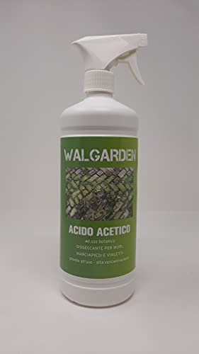 Walgarden Acido Acetico per uso botanico 1 Lt. Pronto all'uso, alta concentrazione