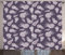 ABAKUHAUS Qualle Rustikaler Vorhang, Ammoniten Jelly Fische, Wohnzimmer Universalband Gardinen mit Schlaufen und Haken, 280 x 175 cm, Aubergine und Grau Rosa