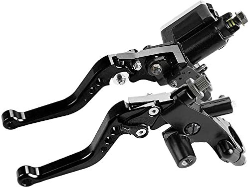 CENPEK Universal Motorcycle 7/8inch 22mm Handlebar Brake Master Cylinder Clutch Lever Left and Right Set for Most Motorcycle