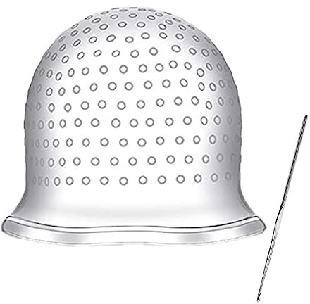 Cuffia per Meches,Cappucci In Silicone Per Tinture Per Capelli,Tappo Per Colorare I Capelli,Cuffia Per Capelli Per Meches,Cappello Colorante per Capelli,Cuffia Capelli Meches con Ganci