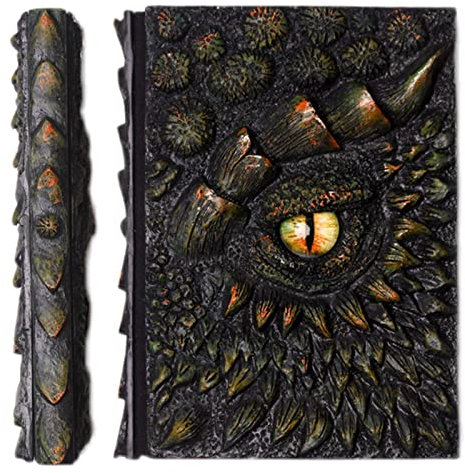 Facynde Notizbuch mit -Drachenprägung - -Drachen-Thema Blankopapier Tagebuch,Dreidimensional geprägte, handgefertigte Tagebuch-Zeichnungsnotizbücher