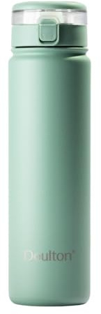 Doulton Taste 2 Water Bottle with Filter Reduction Cartridge | Green | Insulated Stainless Steel | 580ml Capacity | Reduces Contaminants | Improves Taste & Odour | Filtered Water Bottle