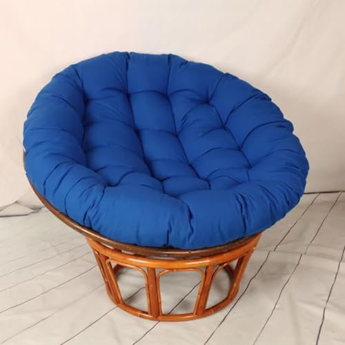 Bettschlange Papasansessel Kissen, Hängesessel Kissen, Stuhlkissen Outdoor, Rund Papasan Sessel, Sitzkissen Gartenstuhl, Kissen für Terrasse Rasen Hängesessel, Gartensessel(Stühle Nicht enthalten)