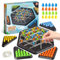 Triangle Chess Game, Wavelength Board Game, Triangle Rubber Band Game for Kids & Adults – Geometric Chess Game & Family Party Games for Family Night, Christmas Games for Families