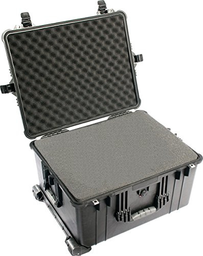 PELI 1620 Maleta fotográfica Profesional, IP67 estanca e Impermeable al Polvo, 72L de Capacidad, Fabricada en Alemania, con Espuma Personalizable, Color Negro
