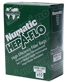 NUMATIC - Staubsaugerbeutel Numatic Hepa-Flo 6 Liter Compact (10 Stück) NVM1AH - 604011