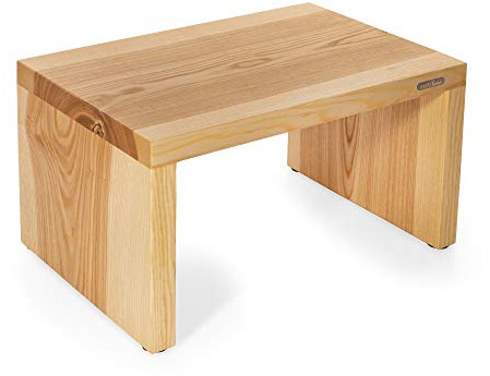 Schemel Esche massiv, Trittschemel, Multifunktionspodest