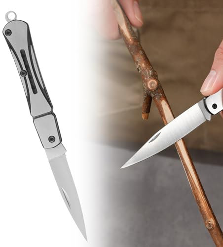 Cutiolly Coltello Pieghevole,Coltello Sopravvivenza,Coltellino Tascabile,Coltello Tascabile,Coltello Campeggio,Coltello Portatile,Coltello Tascabile Pieghevole,per Campeggio Caccia Sopravvivenza