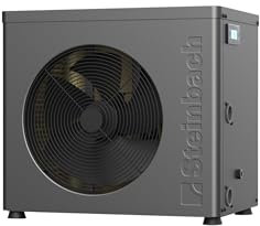 STEINBACH Wärmepumpe Solid 4,3 – 049400Y – Energieeffiziente Wärmepumpe für Pools bis 20.000 l – Mit App-Steuerung, Salzwasser geeignet, besonders leiser Betrieb, Kabelgebunden