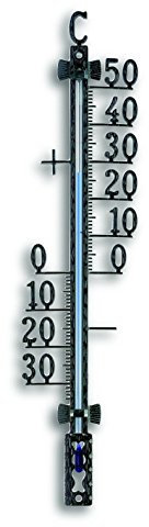 TFA 12.5001.01 - termometro Esterno, Metallico, Colore Nero
