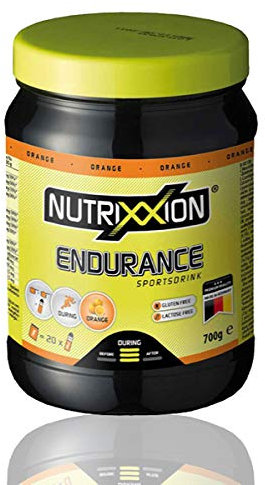 NUTRIXXION® | High Energy Drink Endurance, Energie Drink für Sportler, mit BCAA, Vitaminen & Mineralien, Orange | 700g