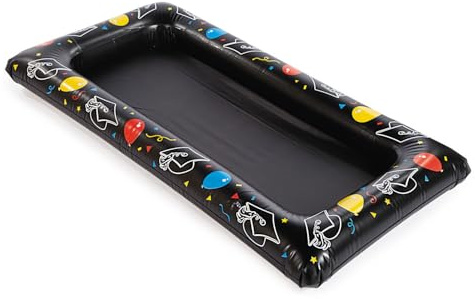 Fun Express Inflatable Cooler 54x28 Inch Large Drink Cooler for Parties - Portable Bar Table for Events & Grad Party Supplies | Ice Holder Buffet Station for Outdoor Party Essentials & Hosting