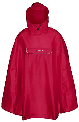 VAUDE Regnponcho Valdipino poncho – dam och herr vattentät – utomhusponcho regnskydd med integrerad väska