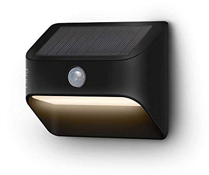Ring Solar Steplight — Motion-activated steplight, bright LEDs, works with Amazon Sidewalk, Black