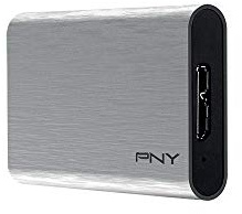 PNY 240GB Portable SSD Elite Silver USB 3.1